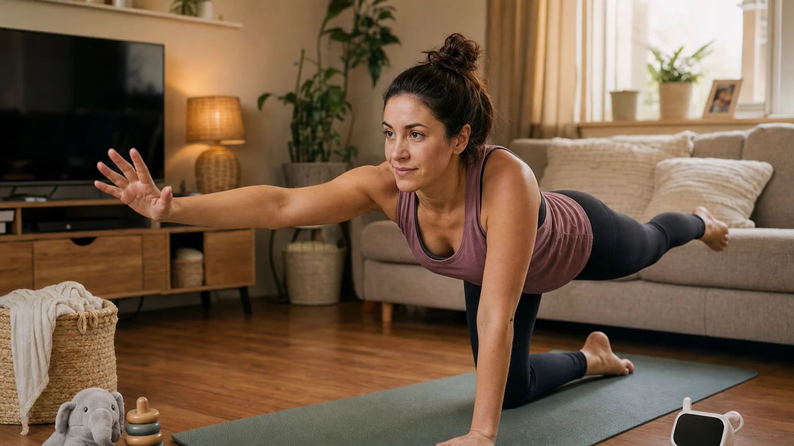 How parents of young kids actually fit training in